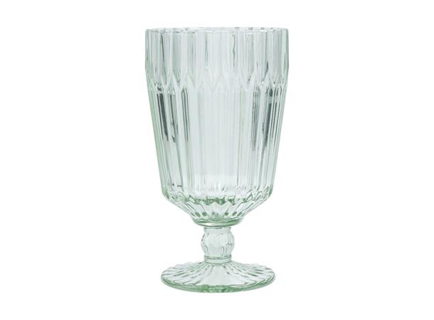 ARCHIE alround glass på fot 42cl, grønn Ø:91mm H:165mm