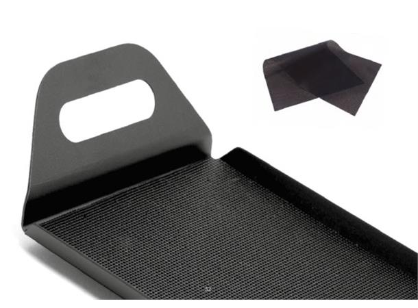 Anti-sklimatte sort silikon til brett D B:280mm L:520mm